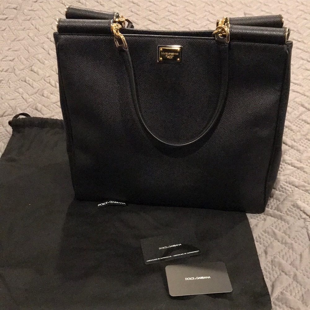 Dolce Gabbana leather handbag